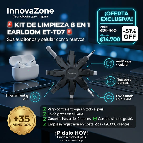 Kit de limpieza 8 en 1 Earldom ET-T07 - oferta