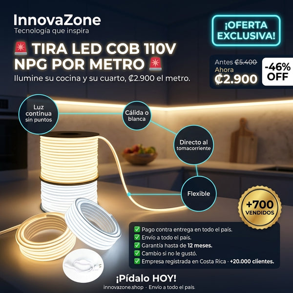 Tira LED COB 110V NPG por metro - oferta