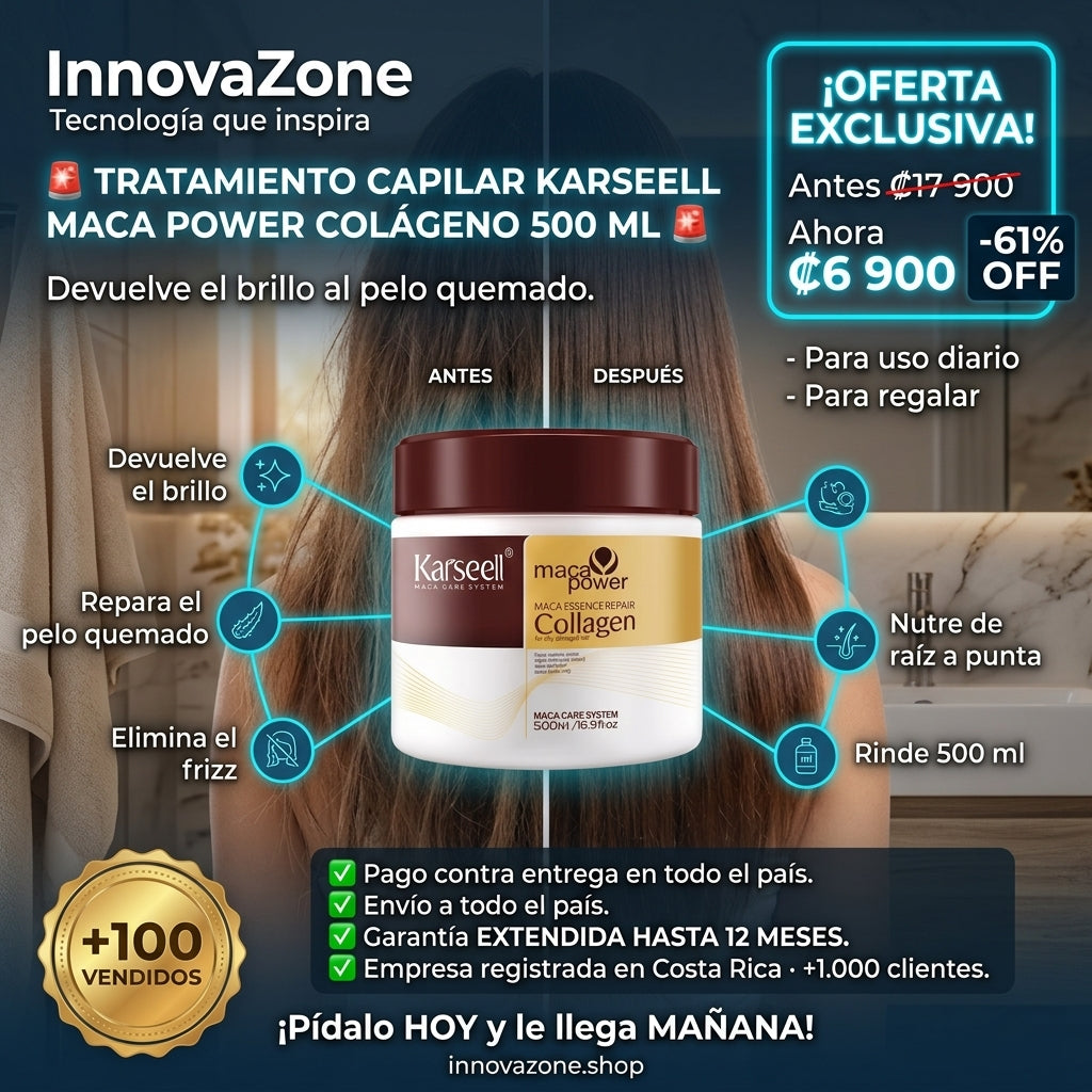 Tratamiento capilar Karseell Maca Power colageno 500 ml