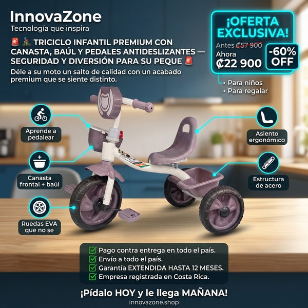 Triciclo Infantil Premium - oferta