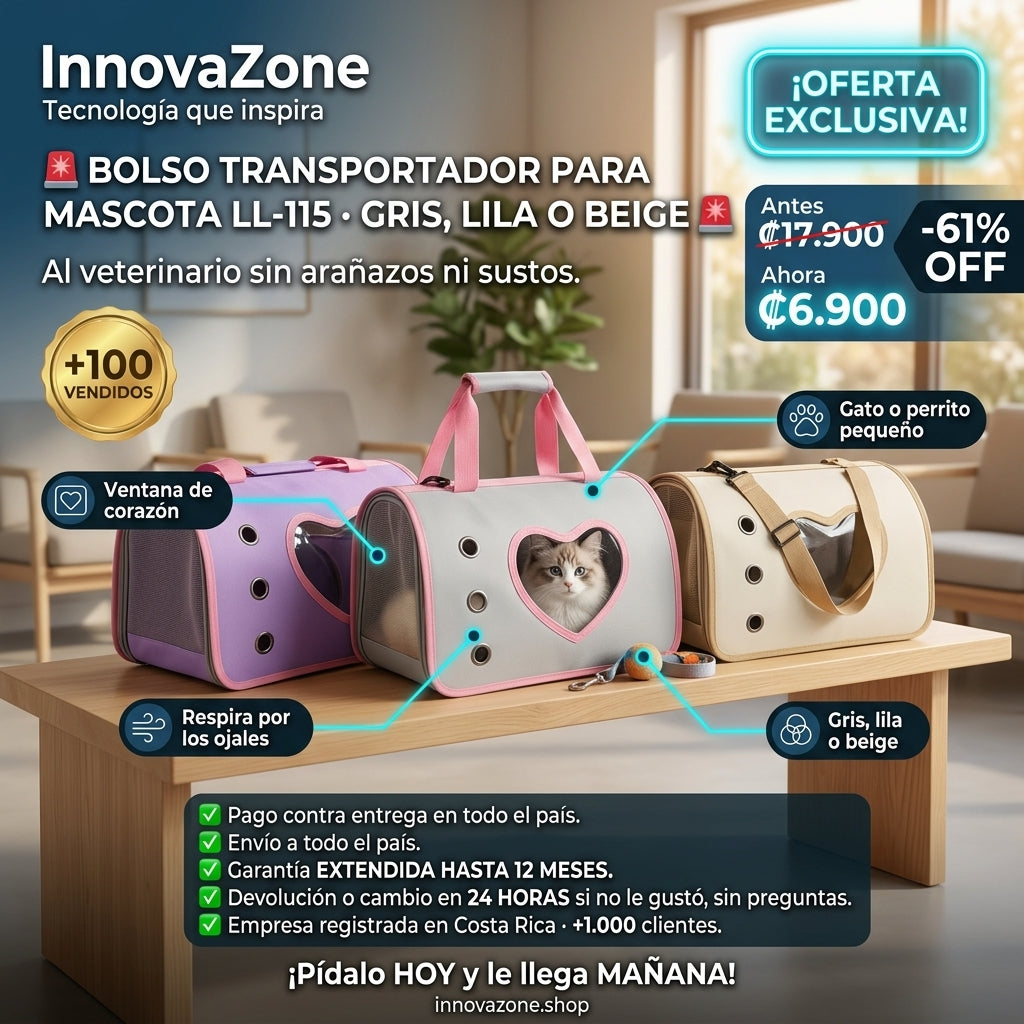 Bolso Transportador para Mascota LL-115 - oferta