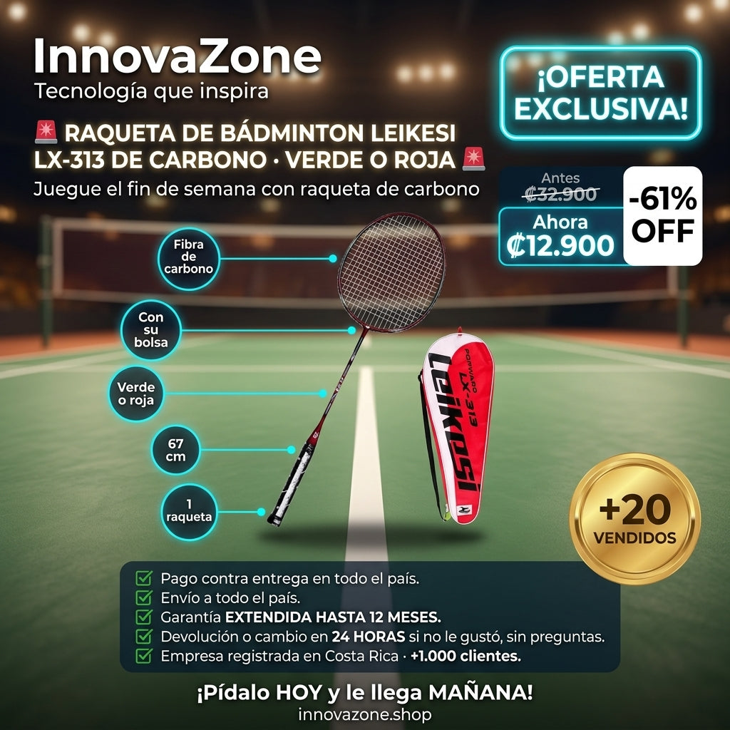Raqueta de Bádminton Leikesi LX-313 - oferta