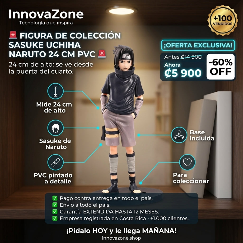 Figura de Colección Sasuke Uchiha Naruto 24 cm PVC - oferta