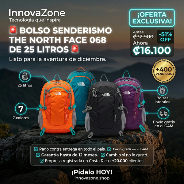 Bolso senderismo The North Face 068 de 25 litros - oferta