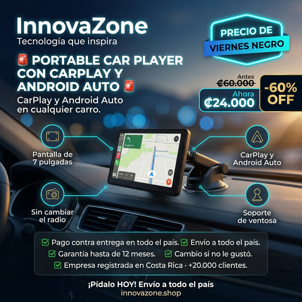 Portable Car Player con CarPlay y Android Auto - oferta