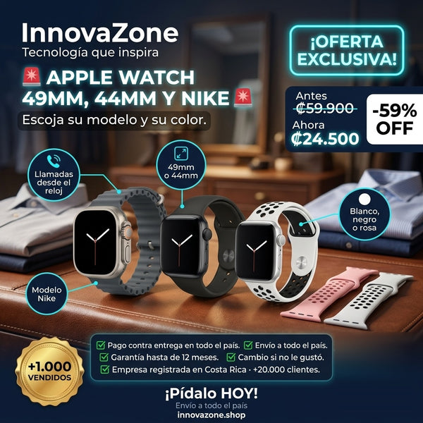 Apple Watch 49mm, 44mm y Nike - oferta
