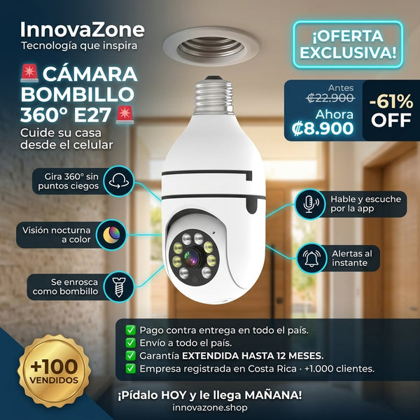 Camara bombillo 360 E27
