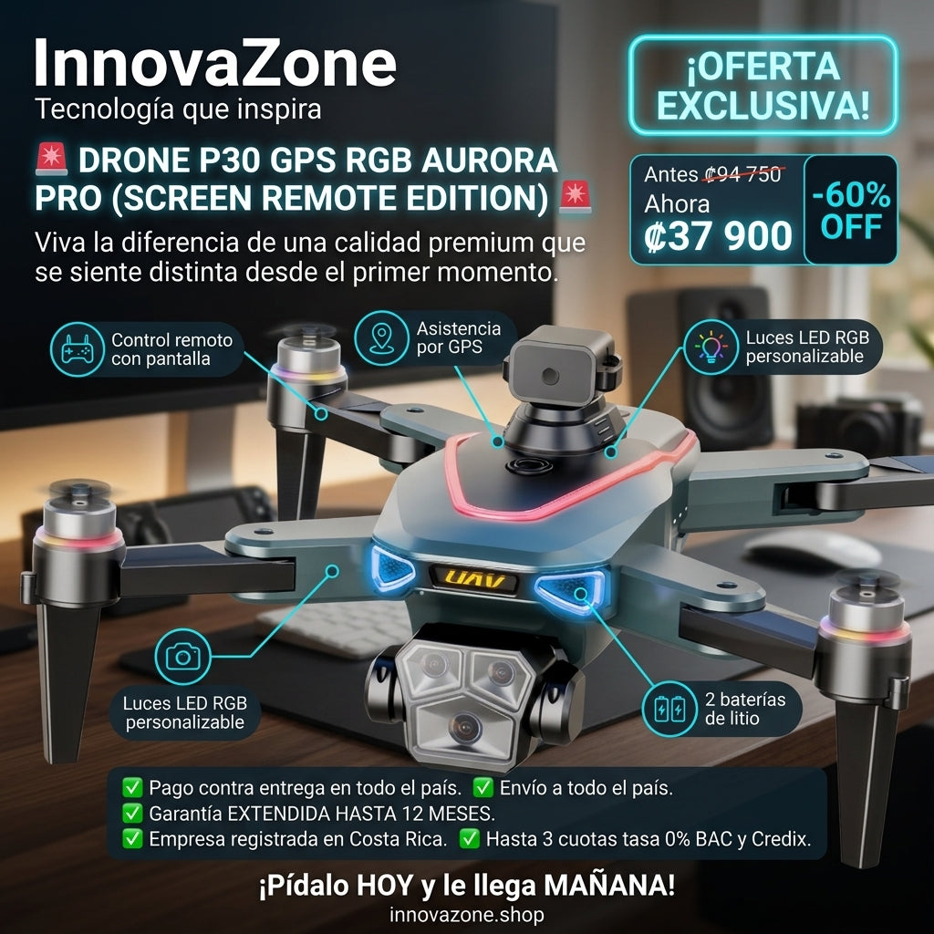 Drone P30 GPS RGB Aurora Pro - oferta