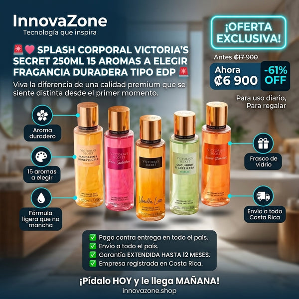 Splash Corporal Victoria's Secret 250ml · 15 Aromas a Elegir - oferta