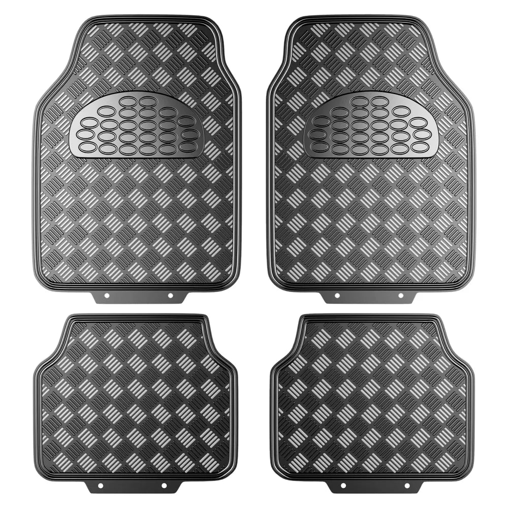 Alfombra Auto Drive De Aluminio Negro