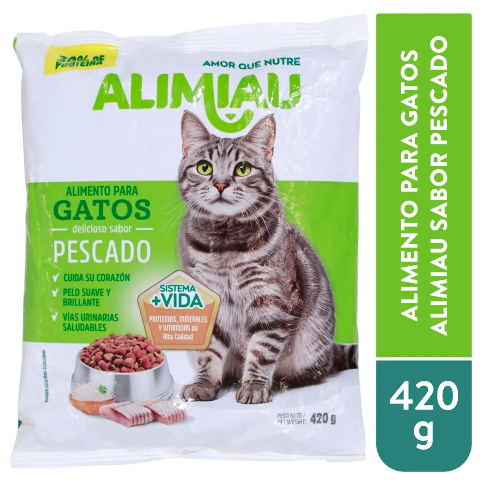 Alim Gato Alimiau Pescado 420 G