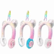 Audifono Diadema Peluche Unicornio Fm Sd Bt