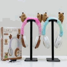 Audifono Diadema Peluche Capibara Fm Sd Bt