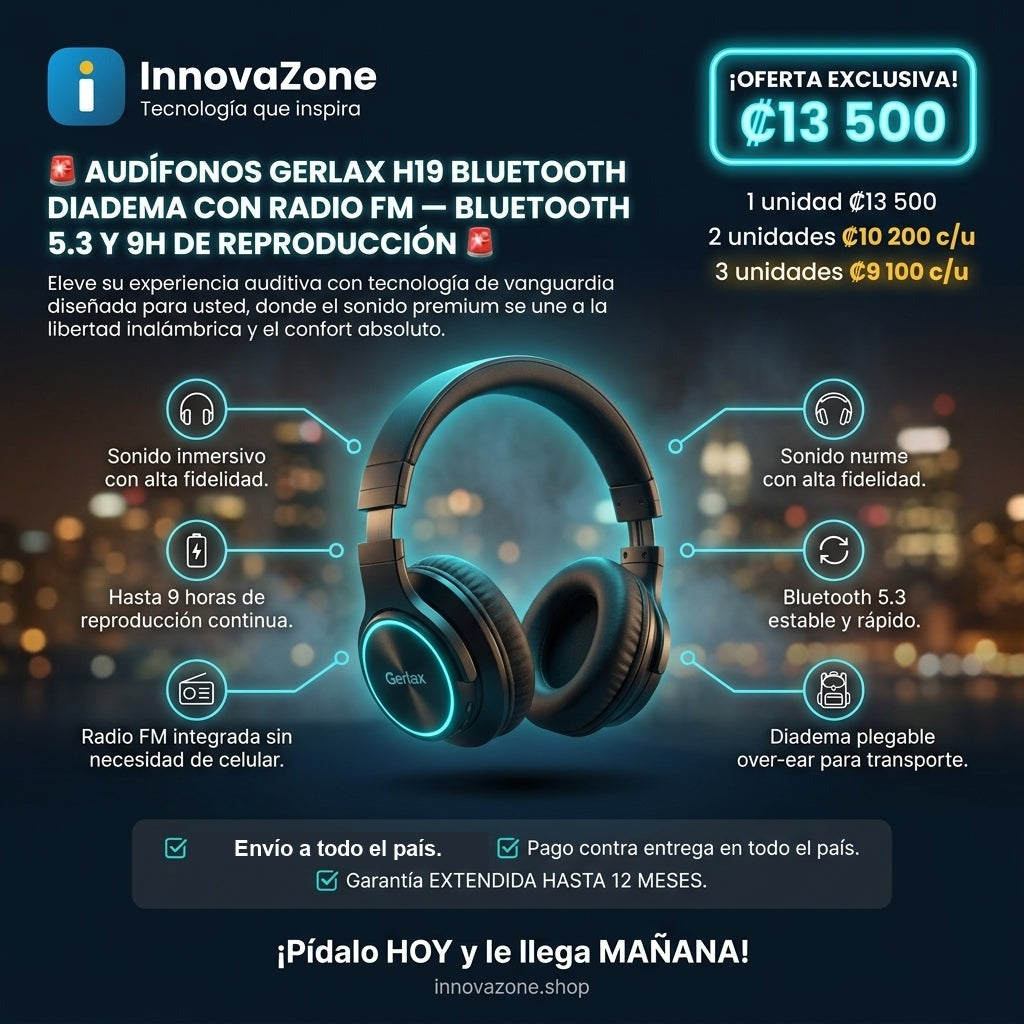 Ad Meta 1:1 — Audífonos Gerlax H19
