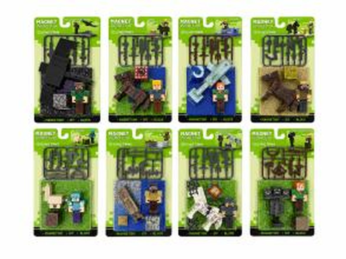 🧱 Bloques Armables Magnéticos de Minecraft — Figura Individual