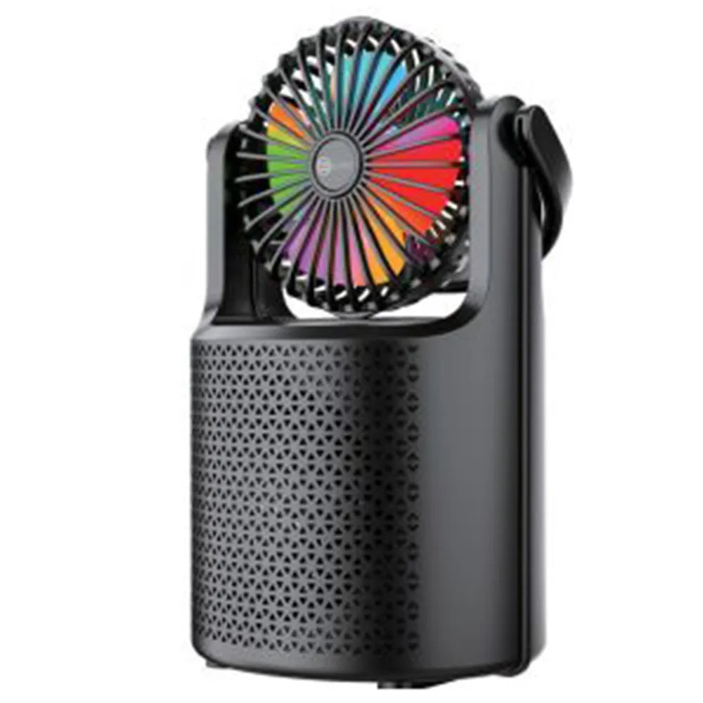 Bocina Biconic Multicolor Con Ventilador 223 BK