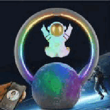 Bocina Lampara Astronauta Ys598A Ys598B