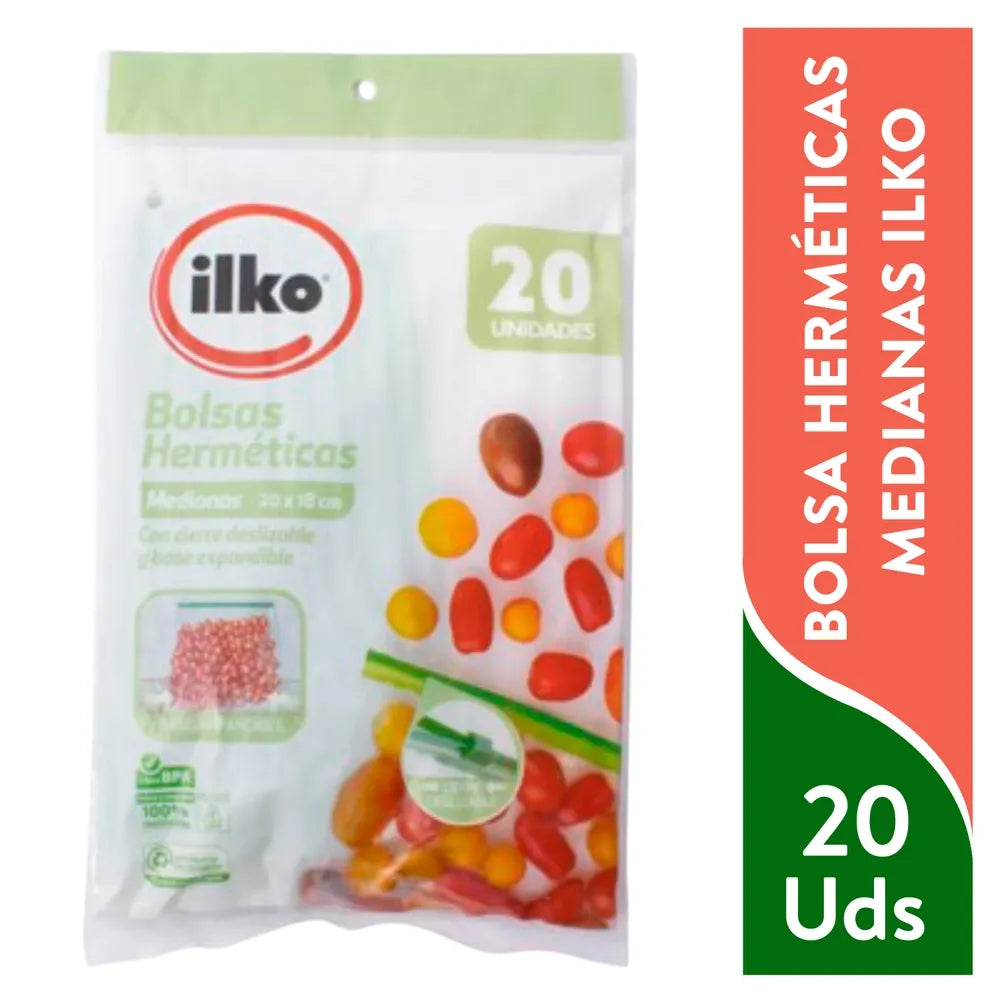 Bolsa Herm Ilko Med C Base Slider 20ea