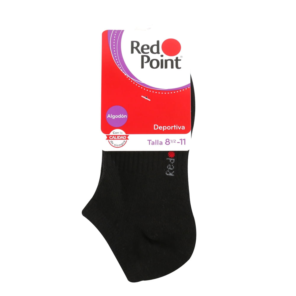 Calcetin Red Point Deportivo Dama 0481 8.5 Negro