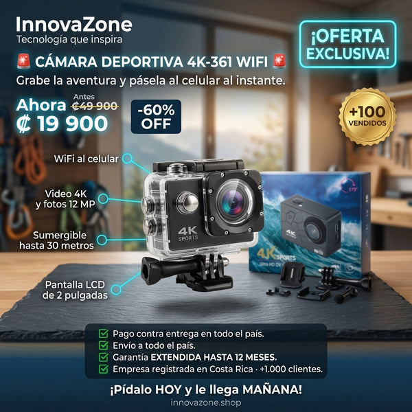 Camara 4K-361 WiFi oferta