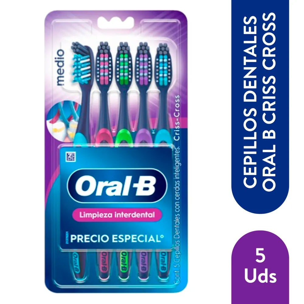 Cepil Dental Criss Cross 5pack X 20it Unidad