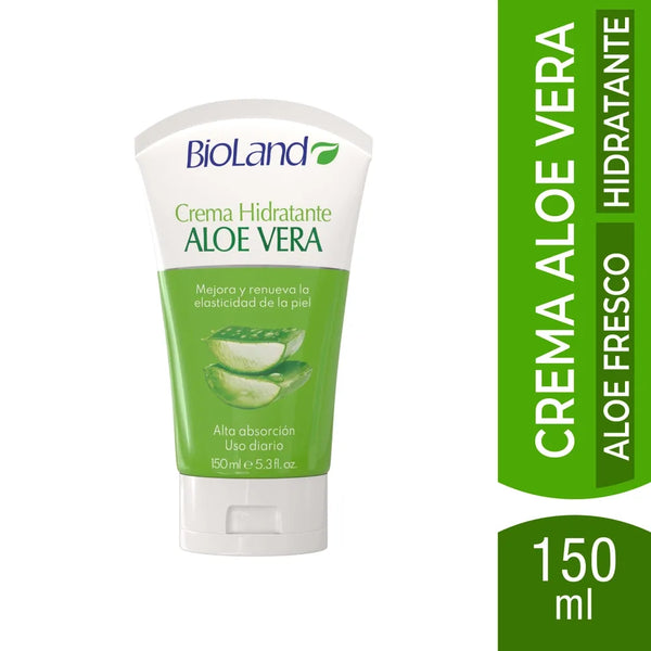 Crema Hidratante Bioland Aloe Vera - 150 Ml
