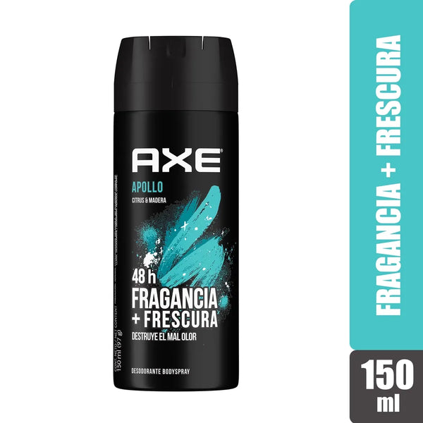 Desodorante Bodyspray Axe Apollo Aerosol Citrus Y Madera - 150 Ml