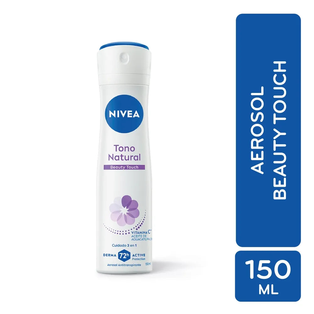 Desodorante Nivea En Spray Femenino Tono Natural Beauty Touch - 150 Ml