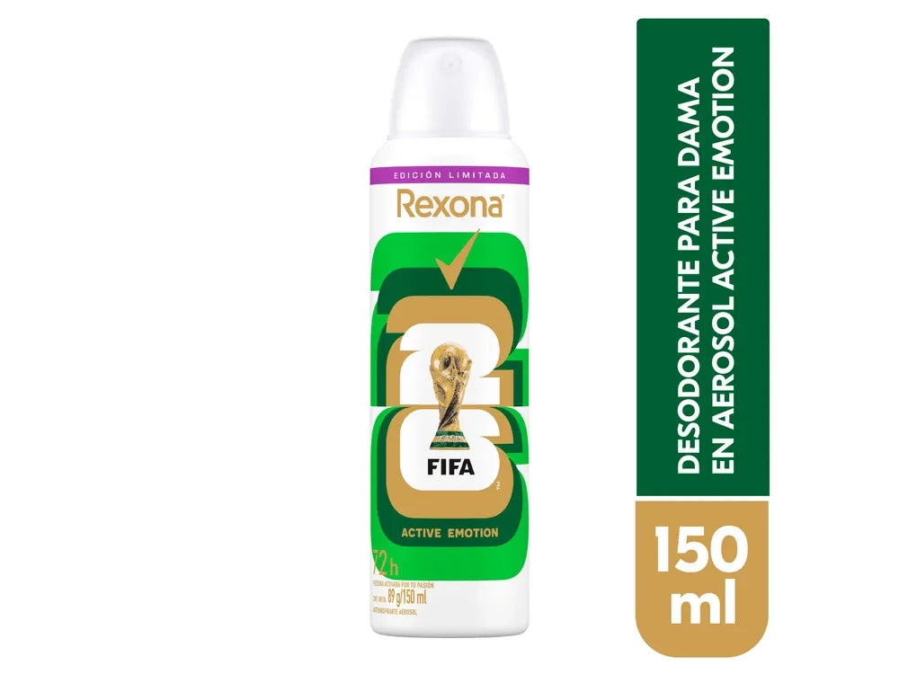Desodorante Rexona En Aerosol Active Emotion - 150 Ml
