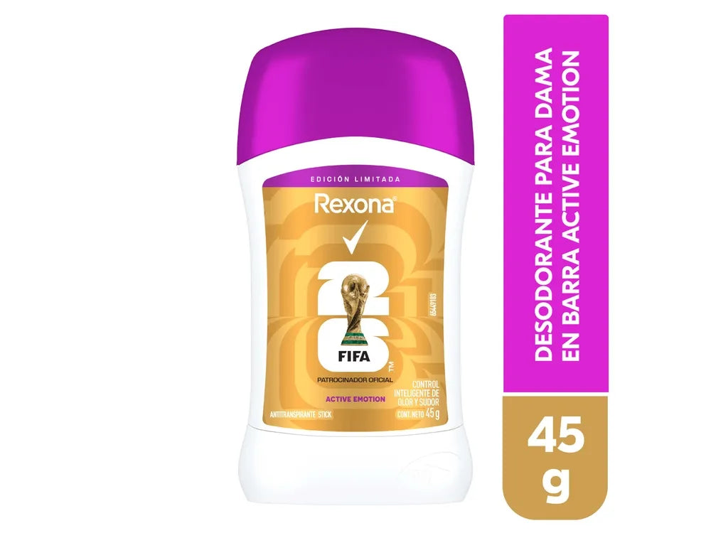 Desodorante Rexona En Barra Active Emotion - 45 G