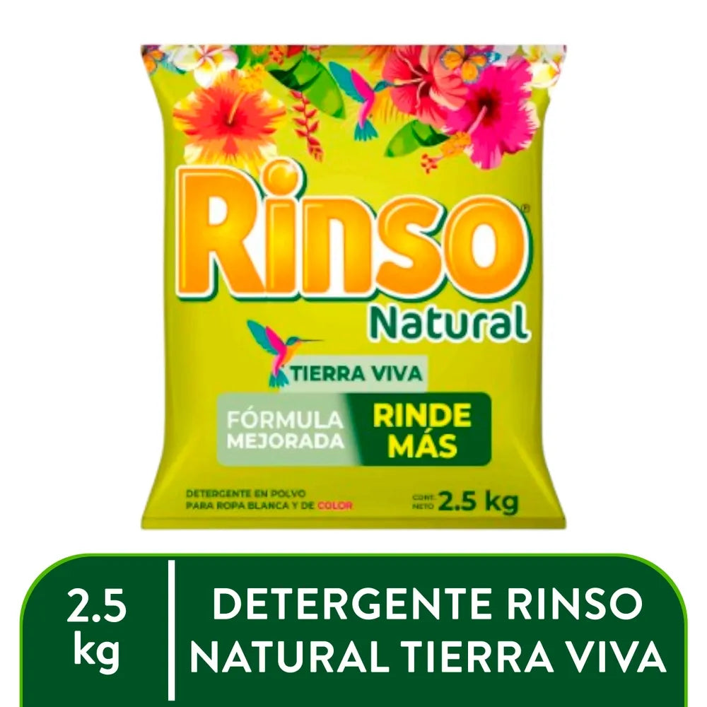 Deterg Rinso Natural Tierra 2500g Cjx90