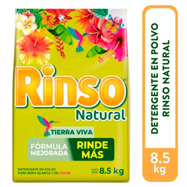 Deterg Polvo Rinso Natural Tierra 8500g