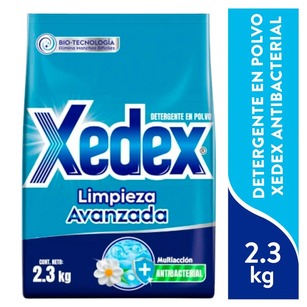 Deterg Polvo Xedex Antibac 2300g