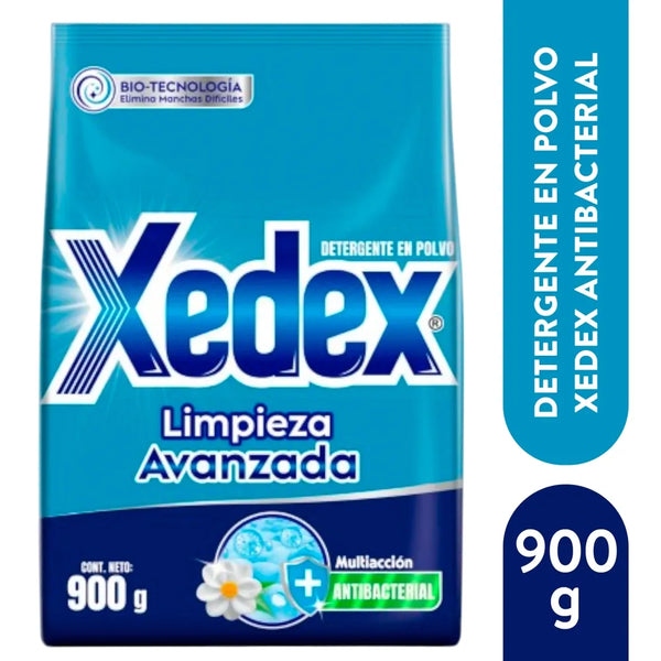 Deterg Polvo Xedex Antibac 900g