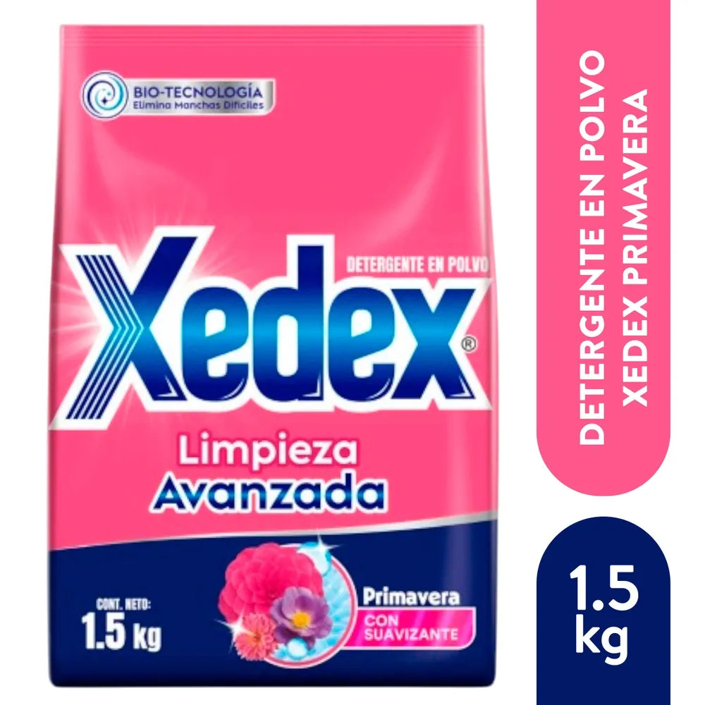 Deterg Polvo Xedex Primavera 1500g
