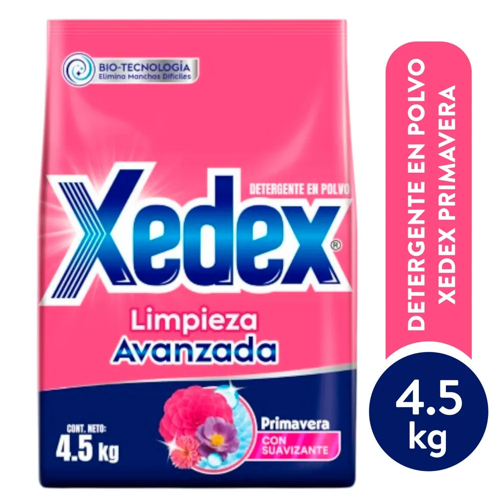 Deterg Polvo Xedex Primavera 4500g