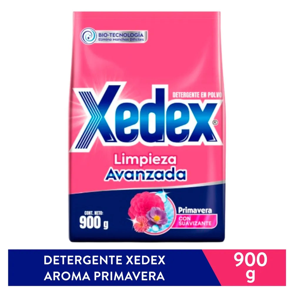 Deterg Polvo Xedex Primavera 900g