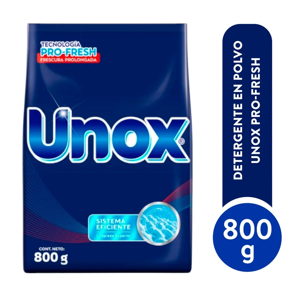 Detergent Polvo Unox Pro Fresh 800g