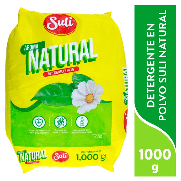Detergente En Polvo Suli Aroma Natural - 1000 G