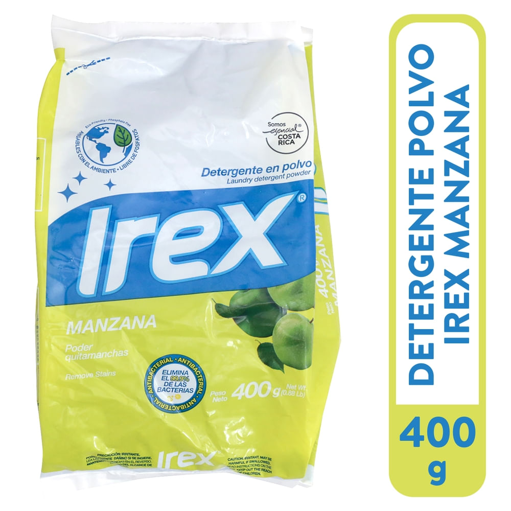Detergente Irex Manzana -400 G