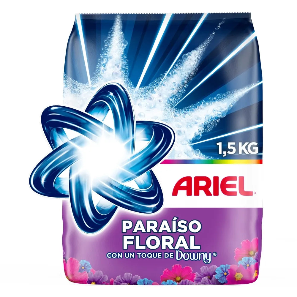 Detergente Polvo Ariel Paraíso Floral - 1.5 Kg