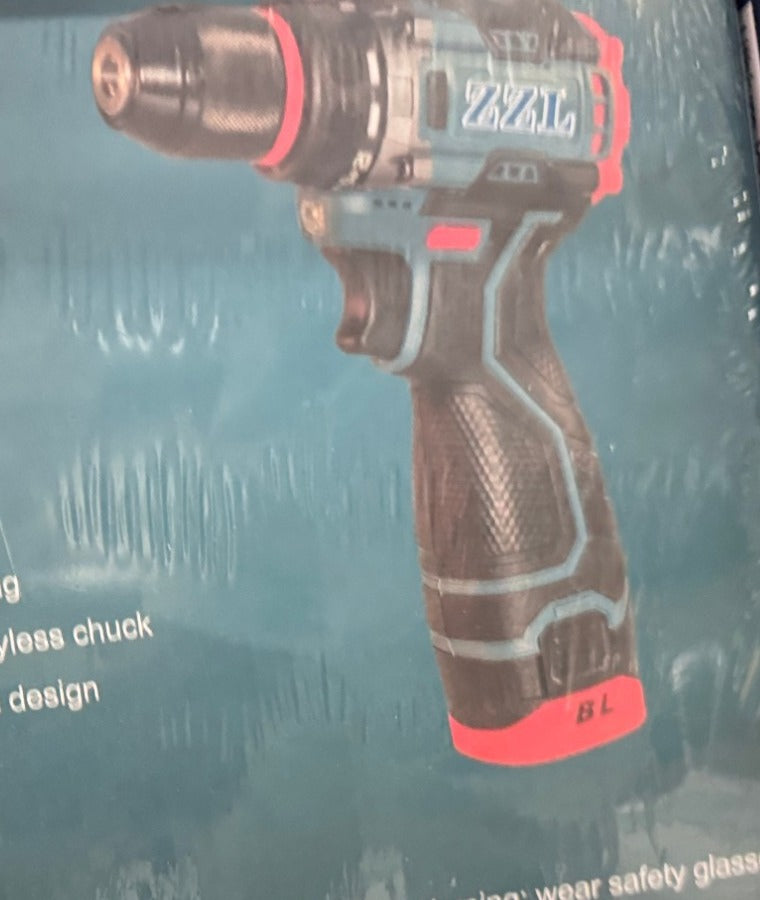 Taladro Atornillador Inalámbrico ZZL 16.8V Brushless · 19 Niveles de Torque y 2 Velocidades