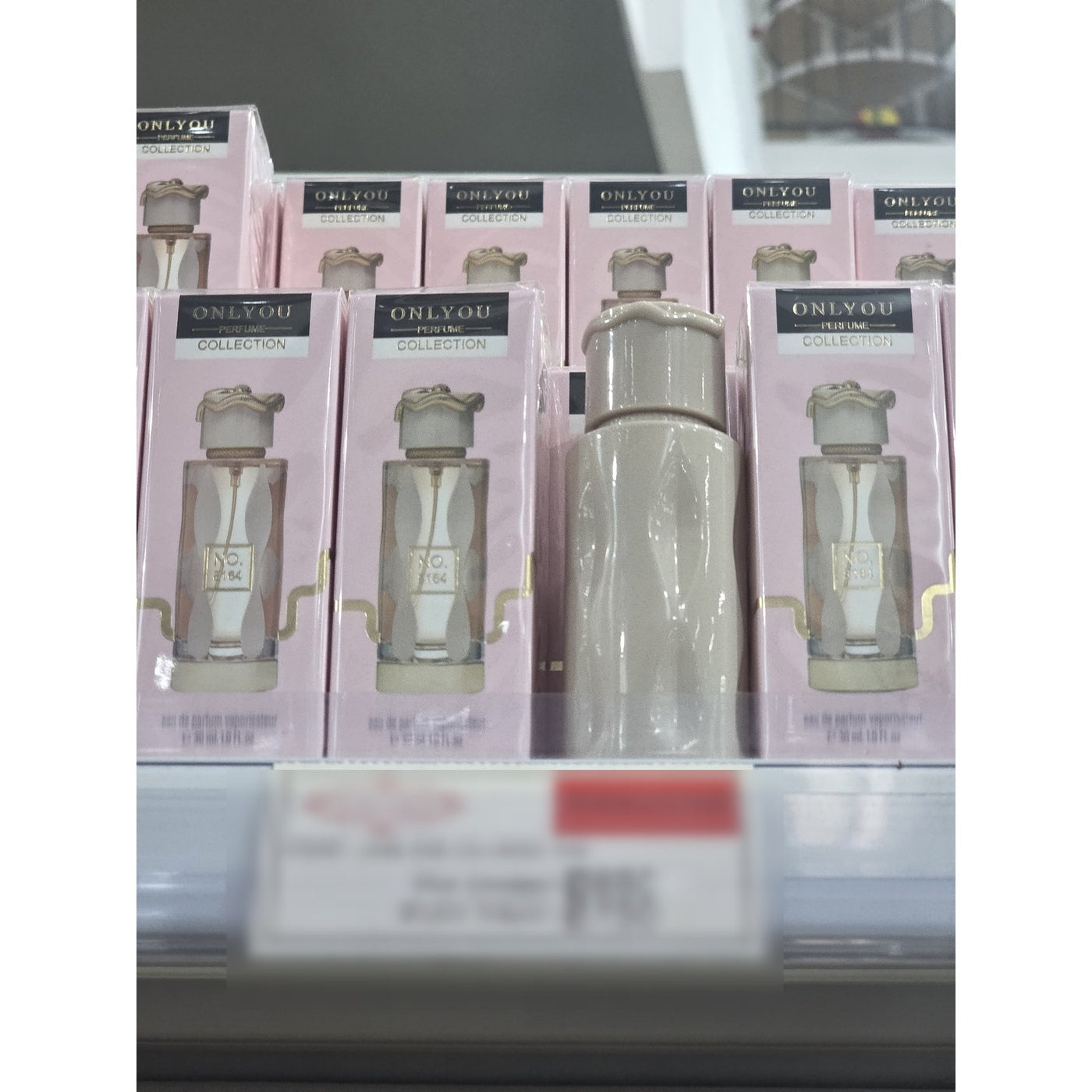 Perfume ONLYOU Collection No. 8164 Eau de Parfum 30ml botella cilíndrica color nude