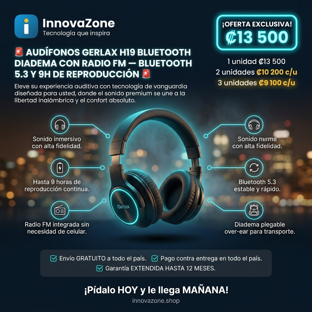 Ad Meta 1:1 — Audífonos Gerlax H19