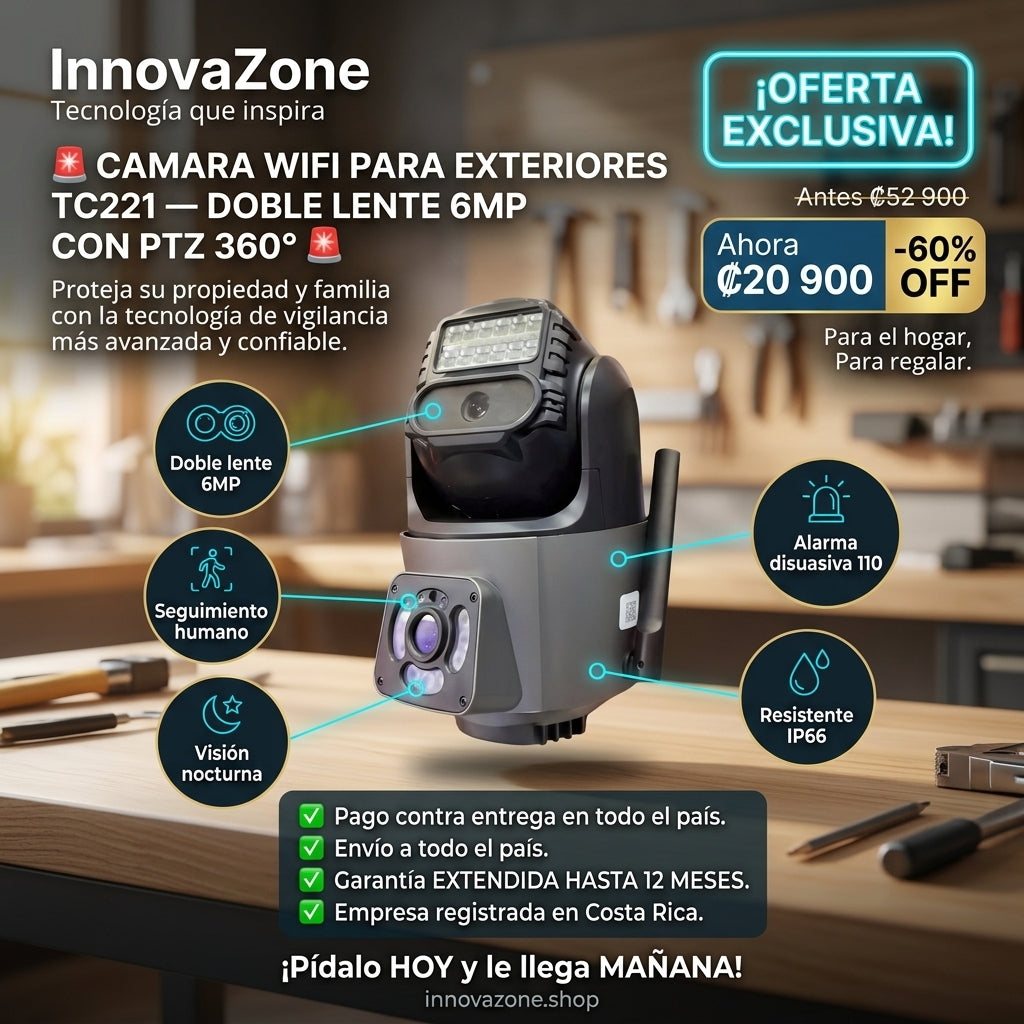 Camara Wifi para Exteriores TC221 - oferta
