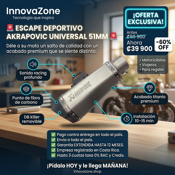 Escape Deportivo Akrapovic - oferta