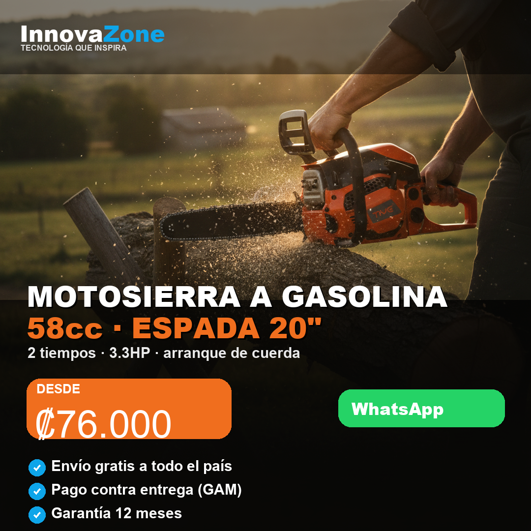 Motosierra 58cc - anuncio precio
