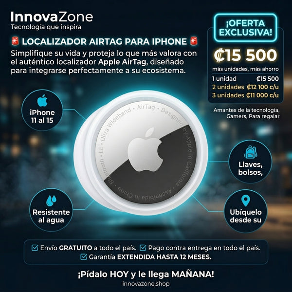 Localizador AirTag para iPhone - oferta ₡15.500
