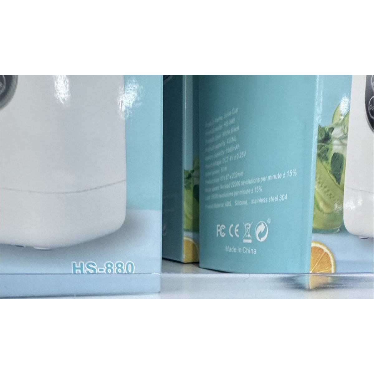 Licuadora Portátil Recargable 450 ml con Cuchillas de Acero Inoxidable 304