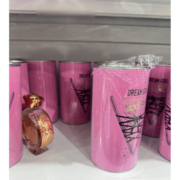 Perfume DREAM GIRL Sexy Scandal para Mujer Frasco Rosado y Dorado
